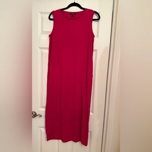 Eileen Fisher Sleeveless Dress Rasberry